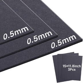 Non-Asbestos Gasket Material - 3 Pcs 15"x11.8"inch high Temperature Gasket Material, Applicable DIY，Lawn Mower, Engine,Generator Gasoline Diesel Oil Rebuild Sealing - 0.5mm(3 Pack) in Kuwait