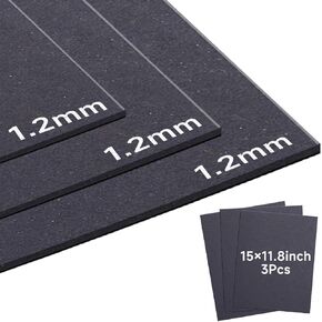 Non-Asbestos Gasket Material - 3 Pcs 15"x11.8"inch high Temperature Gasket Material, Applicable DIY，Lawn Mower, Engine,Generator Gasoline Diesel Oil Rebuild Sealing - 1.2mm(3 Pack) in Kuwait