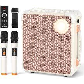 Portable Guitar Speaker,200W Loud Volume for 2000Square Feet,9000mAh Battery Powered Bluetooth Speaker with Guitar Amp Mode,RGB Lights, SOS Alarm,Perfect for Street Performers,Camping,Outdoor Party-W in Kuwait