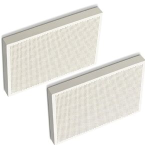 Honeycomb Ceramic Soldering Boards,2pcs Honeycomb Ceramic Welding Plates with Hole - High Temperature Resistant Soldering Boards 13.7 x 9. 1.3cm in Kuwait