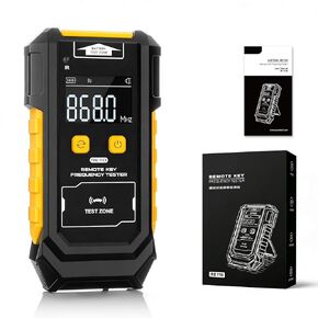 Remote Key Frequency Tester for RF or Infrared Signal Testing;3-in-1 Key Frequency Detection & Button Battery Voltage Check; 315/433/868/902MHz RF & Infrared Signal Detection. in Kuwait