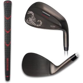 إسفين جولف عالي الجودة مطلي بالعقرب 52/56/60 درجة، رمل، فجوة، إسفين جولف لوب للرجال، قبضة مجهزة - هدية جولف مرضية in Kuwait