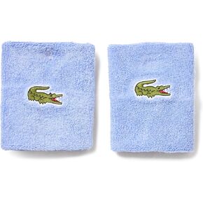 Lacoste Men's Sport Stretch Jersey Wristbands, Delphinium, One Size in Kuwait