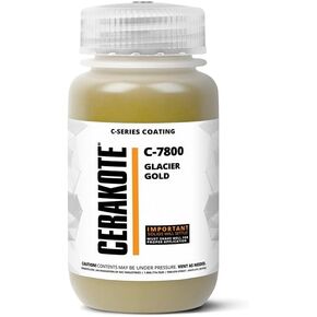 CERAKOTE (AIR Cure) C-Series CERAKOTE Glacier Black [ 4oz ] C-7600T Performance Ceramic Technology + Color on All- Metals, Polymers + More in Kuwait