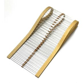 1/8 واط الكربون مقاوم من غشاء 5% 2R4 24R 240R 2K4 24K 240K 2.4 24 240 R K أوم 0.125 واط 0R-1M(CF0.125W 510K 100 قطعة) in Kuwait