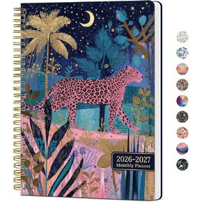 Monthly Planner 2026-2027, 2 Year Months Calendar Planner 2026-2027, Runs from January 2026 - Decembe 2027, 7" x 10", 24 Months, Perfect for School Office Home Planning - Green in Kuwait