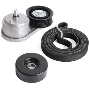 90K-38103C Serpentine Belt Drive Component Kit for Chevrolet C1500/C2500/K1500/K250 Suburban 1996-1999 for GMC C1500/C2500/K1500/K2500 Suburban 1996-1999 5.7L 5.0L 4.3L OE# 38103 38001 K060966 in Kuwait