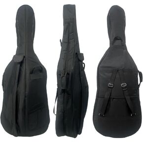 Black Cello Soft Case Lightweight, Protection for Travel With Multiple Pockets and Adjustable Backpack Straps Back Straps Handle bags (4/4) in Kuwait