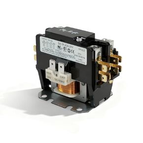 1P 40A 24V AC Contactor، 50/60 هرتز، اتصالات أكسيد الكادميوم الفضي، مناسب للضواغط/تكييف الهواء/أنظمة التدفئة، عالمي للاستخدام الصناعي والمنزلي in Kuwait