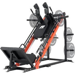 جهاز تمرين القرفصاء 3 في 1 من RitFit لصالة الألعاب الرياضية المنزلية، سعة 1500 رطل، تصميم مدمج موفر للمساحة مع زوايا متعددة للقرفصاء وضغط الساق in Kuwait