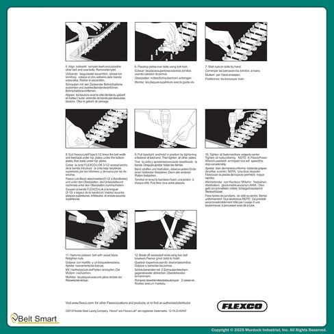 Genuine Flexco 140C Quick-Fit Conveyor Belt Fasteners | #20012 | Steel | Bucket of 100 | 3/16" to 7/16" | Includes Bonus Belt Smart Belt Repair Gauge – Durable & Reliable Fastening Solution in Kuwait