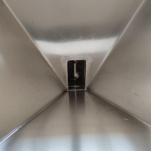 TECHTONGDA Stainless Steel Screw Conveyor Screw Powder Auger Feeding Machine with Vibrating Hopper 4.5" Inclined Conveyor Auger Feeder 110V 1100W in Kuwait