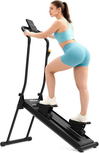 ERGOLIFE Stair Stepper with 6-Level Adjustable Resistance, 350lbs Upgrade Foldable Stairmaster Machine for Home Gym Workout, Cardio Stair Climber with Low Noise in Saudi Arabia
