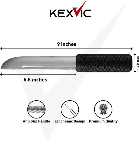 مجموعة سكاكين مطاطية مزيفة مكونة من قطعتين - سلاح تدريب فنون قتالية احترافية للدفاع عن النفس in Kuwait