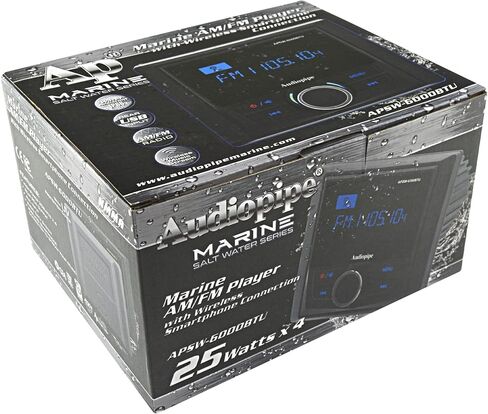 APSW-6000BTU - Audiopipe - 3" Multimedia Marine Head Unit with High Definition Positive LCD Display in Saudi Arabia