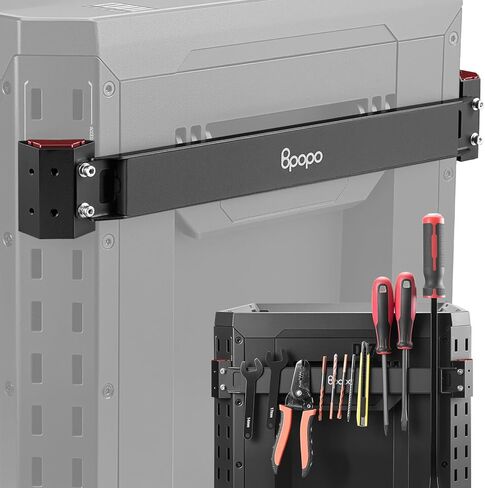 Magnetic Bar Mount Fits for ToughBuilt StackTech Rolling Tool Box, Heavy-Duty Magnetic Tool Holder Strip Mounts to Side of Toolbox, No-Drill Installation Keeps Tools Accessible in Kuwait