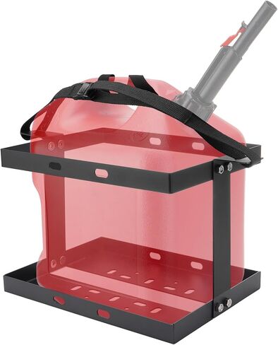 حامل علب غاز سعة 5 جالون (20 لتر) مع حزام تأمين، ودعامة تركيب خزان الوقود الفولاذي المشكل على البارد المتوافقة مع علب غاز الغرب الأوسط in Kuwait