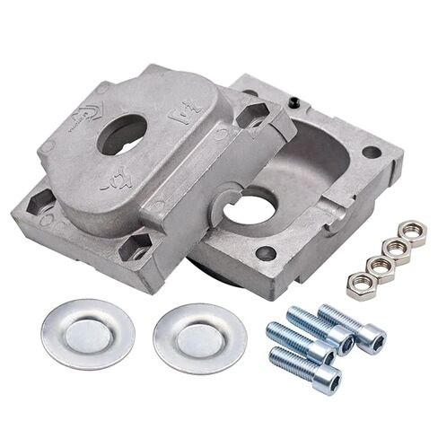 1PC Lab Removable Flexible Partial Metal Cast Aluminum Flask for Injection System Machine in Kuwait