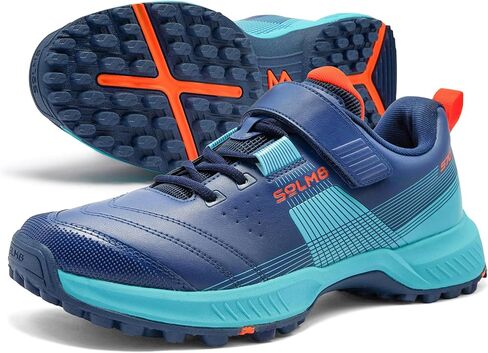 SOLM8 S70 Cricket Shoes with Gel Insole - Designed for Bowlers with Secure Vel-cro Strap & Well Padded Upper and Advance Rubber Cleats in Kuwait