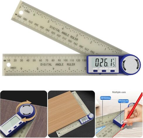 Digital Angles Gauge 0.05° Resolution Measurement Finders Protractor for Construction and Design Applications Digital Finders Protractor in Saudi Arabia