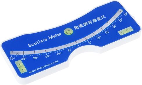 Scoliosis Test Meter With Horizontal Bubble Scoliometer 0–30° For Back Diagnosis And Assessment Corrector in Saudi Arabia