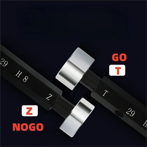 H8 Φ44-56mm Smooth Gauge GO and NOGO Inner Diameter Gauge Aperture Gauge Hole Gauge Plain Limit Gauge Measuring Tool(54.0 H8) in Saudi Arabia