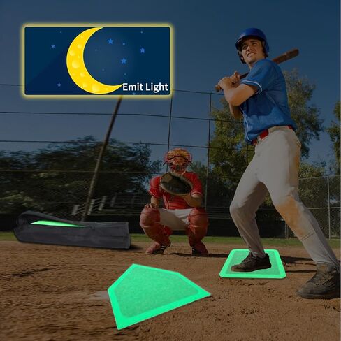 Baseball Home Plate & Base 5-Piece Set – Ractice Training Equipment for Baseball, Softball, Kickball – 3 Base Plates, 1 Home Plate, 1 Pitcher’s Plate – Backyard, Field Use in Saudi Arabia