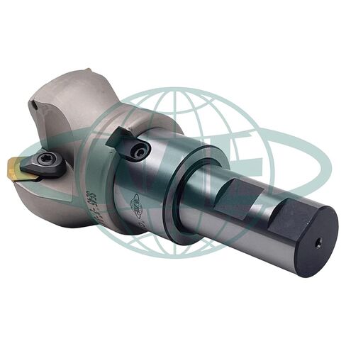 مطحنة وجه قابلة للفهرسة مقاس 2 بوصة 45 درجة CME مع 1 بوصة ويلدون شانك أربور، تتضمن إدراجات SEAN42، 3 مزامير in Kuwait