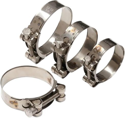 1PC Stainless steel strengthens the clamp hose clamp Circular air water pipe Fuel hose clips of water pipe fasteners clamps(32-35mm) in Saudi Arabia