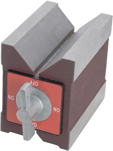 CME Magnetic V-Block, 4" Length × 2 3/4" Width × 3 3/4" Height, Magnetic Workholding for Round or Cylindrical Workpieces in Kuwait