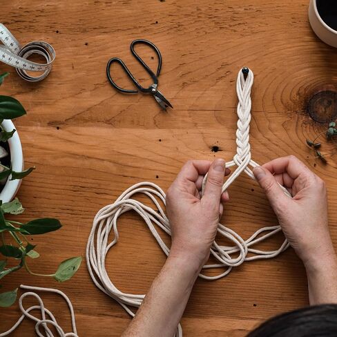 مجموعة الفنون الترفيهية Macrame Kit Mini Planter Set ، DIY Plant Hanger Kit للبالغين المبتدئين in Saudi Arabia