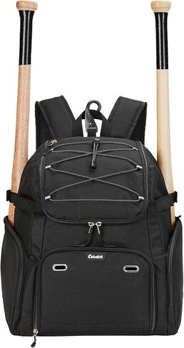 Baseball Backpack for Adult Large Capacity Softball Bat Bag with Shoe Compartment & Wet Pocket Baseball Bag with Fence Hook for 4 Bats & Equipment in Saudi Arabia