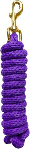 5/8" x 8' Horse Lead Rope, Durable Nylon Lead Ropes for Horses with Resistant Brass Hardware Daily Use, Training Showing (Purple) in Saudi Arabia