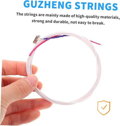 Hemoton 21pcs Full Guzheng Strings Wound Core Crisp Sound and Rich Overtones Practical Replacement for Traditional Chinese Instrument in Saudi Arabia
