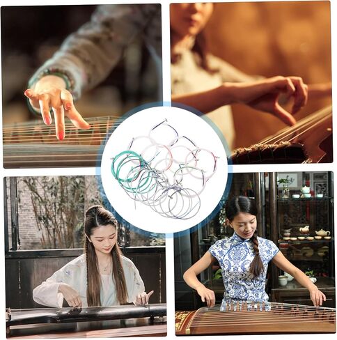 Hemoton 21pcs Full Guzheng Strings Wound Core Crisp Sound and Rich Overtones Practical Replacement for Traditional Chinese Instrument in Saudi Arabia