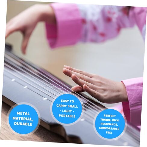 Hemoton 21pcs Full Guzheng Strings Wound Core Crisp Sound and Rich Overtones Practical Replacement for Traditional Chinese Instrument in Saudi Arabia