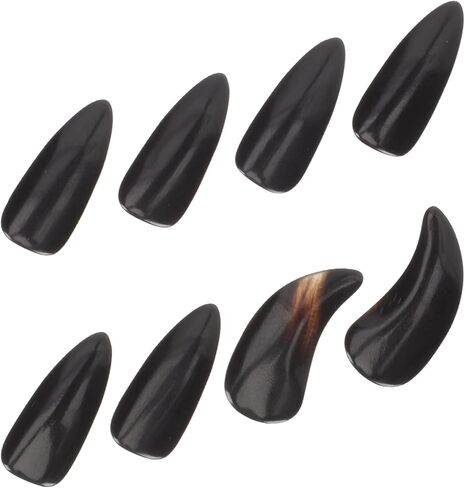 Professional Guzheng Nails Horn Finger Protectors for Guzheng Beginners Guqin Instrument (Large) in Saudi Arabia