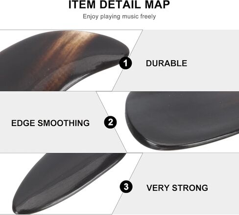 Professional Guzheng Nails Horn Finger Protectors for Guzheng Beginners Guqin Instrument (Large) in Saudi Arabia