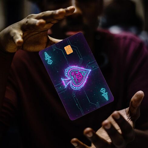 2 مجموعة بطاقة الخصم ، مجموعة واحدة مع 4 ملصقات ، جلد بطاقة الائتمان ، مجموعة البوكر ، حامي بطاقة Medicare ، واقي بطاقة الضمان الاجتماعي ، SNIEME CREDIT CARD SKIN in Kuwait