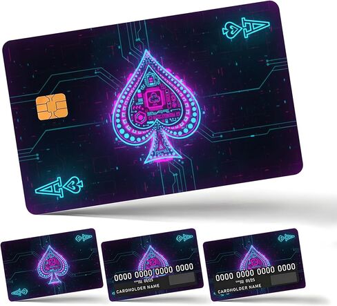 2 مجموعة بطاقة الخصم ، مجموعة واحدة مع 4 ملصقات ، جلد بطاقة الائتمان ، مجموعة البوكر ، حامي بطاقة Medicare ، واقي بطاقة الضمان الاجتماعي ، SNIEME CREDIT CARD SKIN in Kuwait