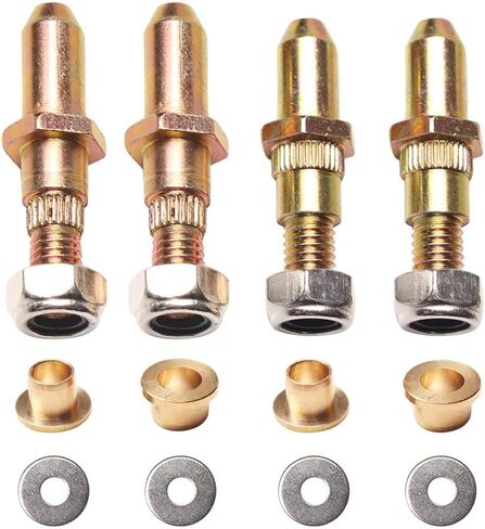 4 Sets Leesoot 19299324 Door Hinge Pins Compatible with 1999-2007 Chevy Silverado Avalanche Suburban Tahoe GMC Yukon Sierra for Cadillac Escalade Two Doors Bushing Repair Assembly Kit in Kuwait