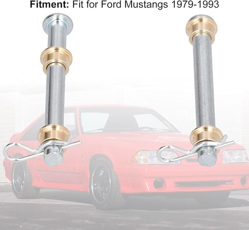 OUKENS Metal Door Hinge Pins Kit, Front Driver Side Door Hinge Pin Replacement Fitscreen Door Hinges Replacement for Ford Mustang 1994-2004 in Saudi Arabia