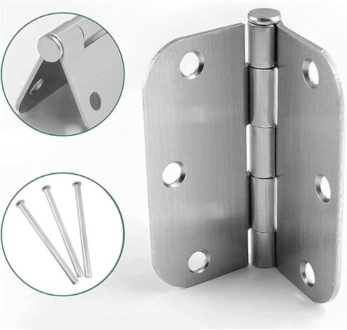 3.5 Inch Door Hinge Pin Outlet Hinge Pins for Door Closure Function to Replace Silver 6PCS in Saudi Arabia