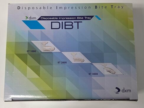 30 Disposable Impression Bite Trays DIBT Quadrant + free 48 Heavy Body mixing tips in Kuwait