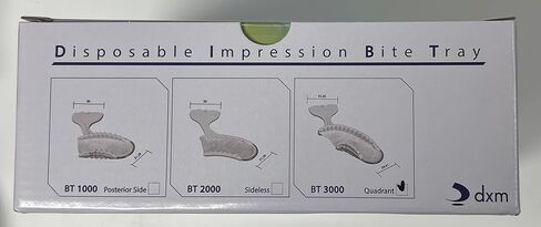 30 Disposable Impression Bite Trays DIBT Quadrant + free 48 Heavy Body mixing tips in Kuwait