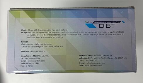 30 Disposable Impression Bite Trays DIBT Quadrant + free 48 Heavy Body mixing tips in Kuwait