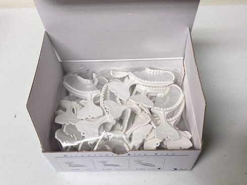 30 Disposable Impression Bite Trays DIBT Quadrant + free 48 Heavy Body mixing tips in Kuwait