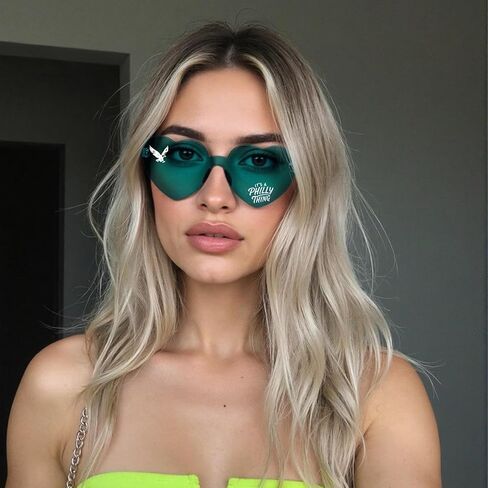 Football Sunglasses Game Day Glasses Outfits Eagles Merch Gifts for Men Women in Saudi Arabia