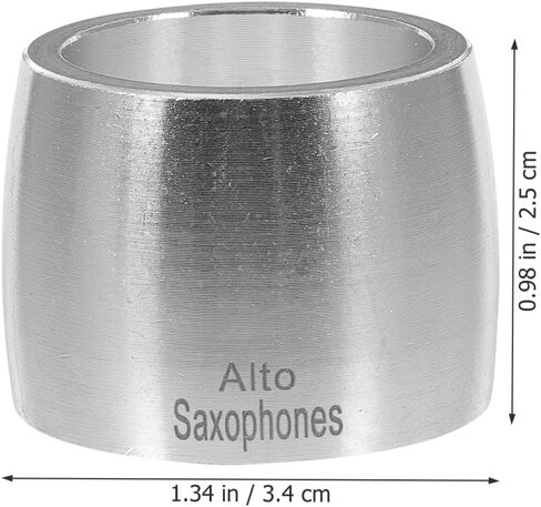 Luxshiny Alto Saxophone Ligature Metal Clip Replacement Part Lightweight Wind Instrument Accessory for Secure Fit and Improved Tone Clarity in Kuwait