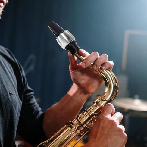 Luxshiny Alto Saxophone Ligature Metal Clip Replacement Part Lightweight Wind Instrument Accessory for Secure Fit and Improved Tone Clarity in Kuwait